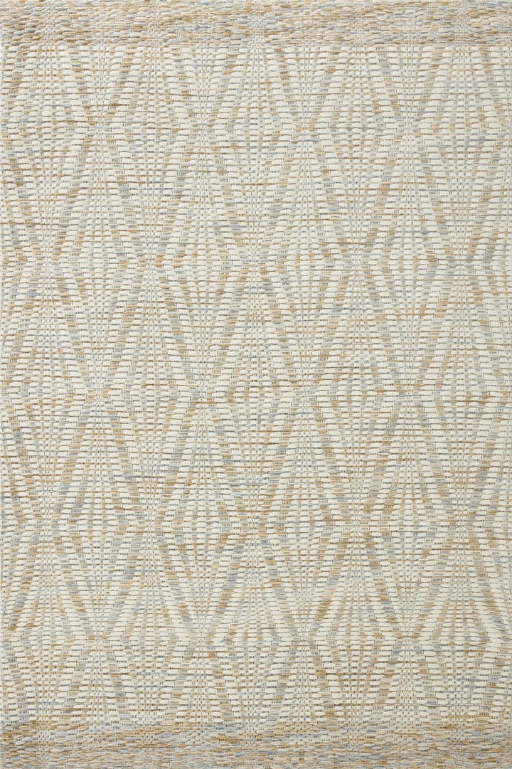 KENZIE HAND - WOVEN WOOL+POLY BLEND FLAT RUG