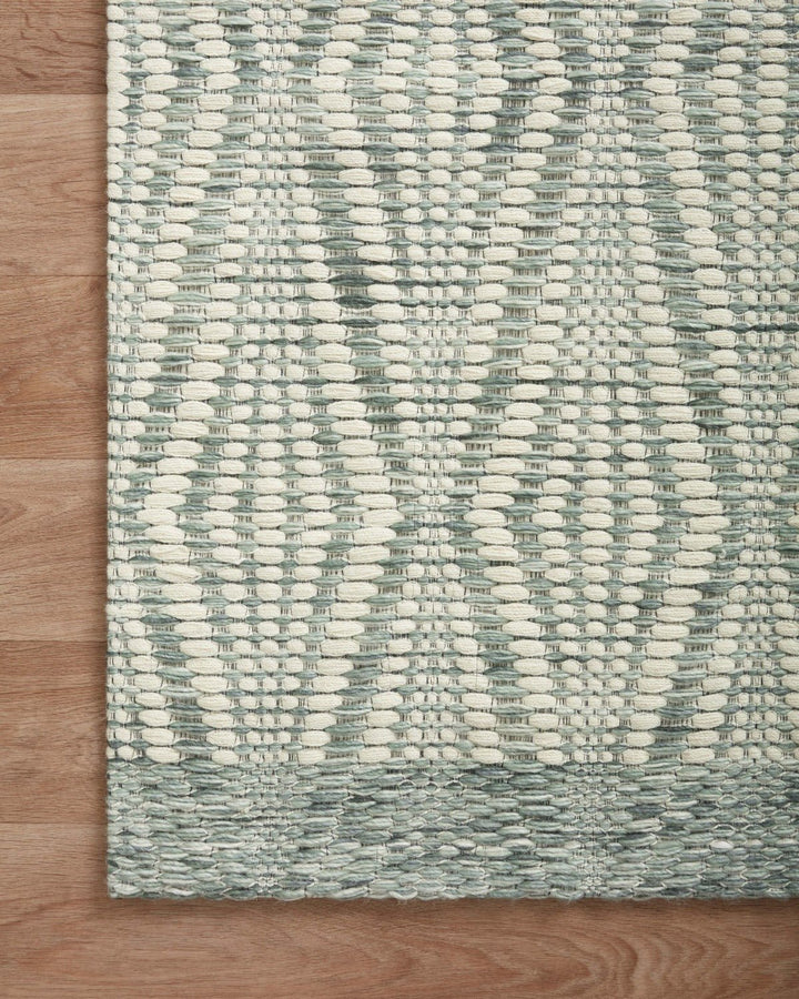 KENZIE HAND - WOVEN WOOL+POLY BLEND FLAT RUG