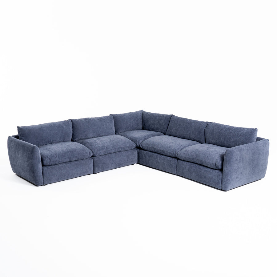 KINSEY NAVY MODULAR SECTIONAL SOFA