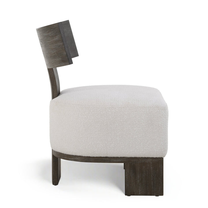 KLISMOS ACCENT CHAIR: DARK WALNUT