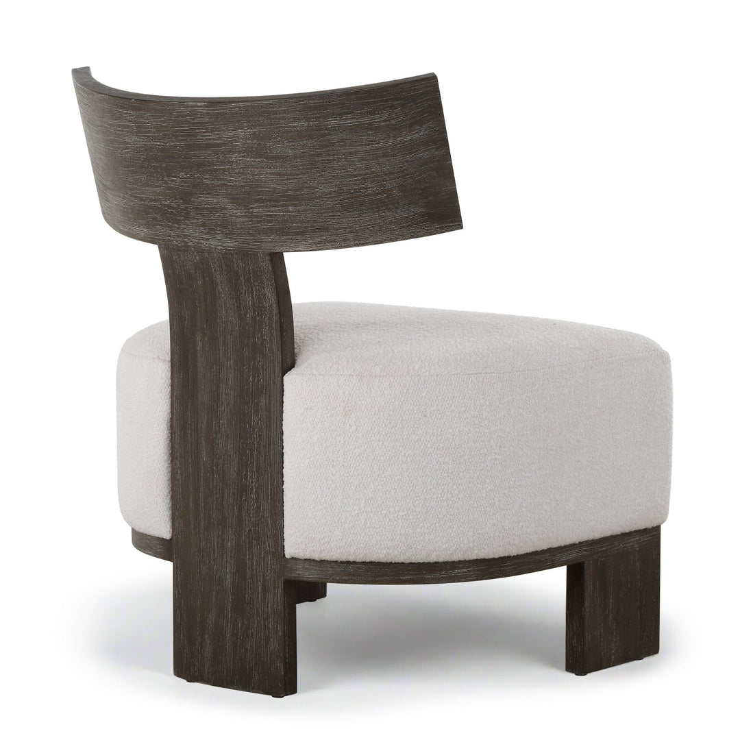 KLISMOS ACCENT CHAIR: DARK WALNUT