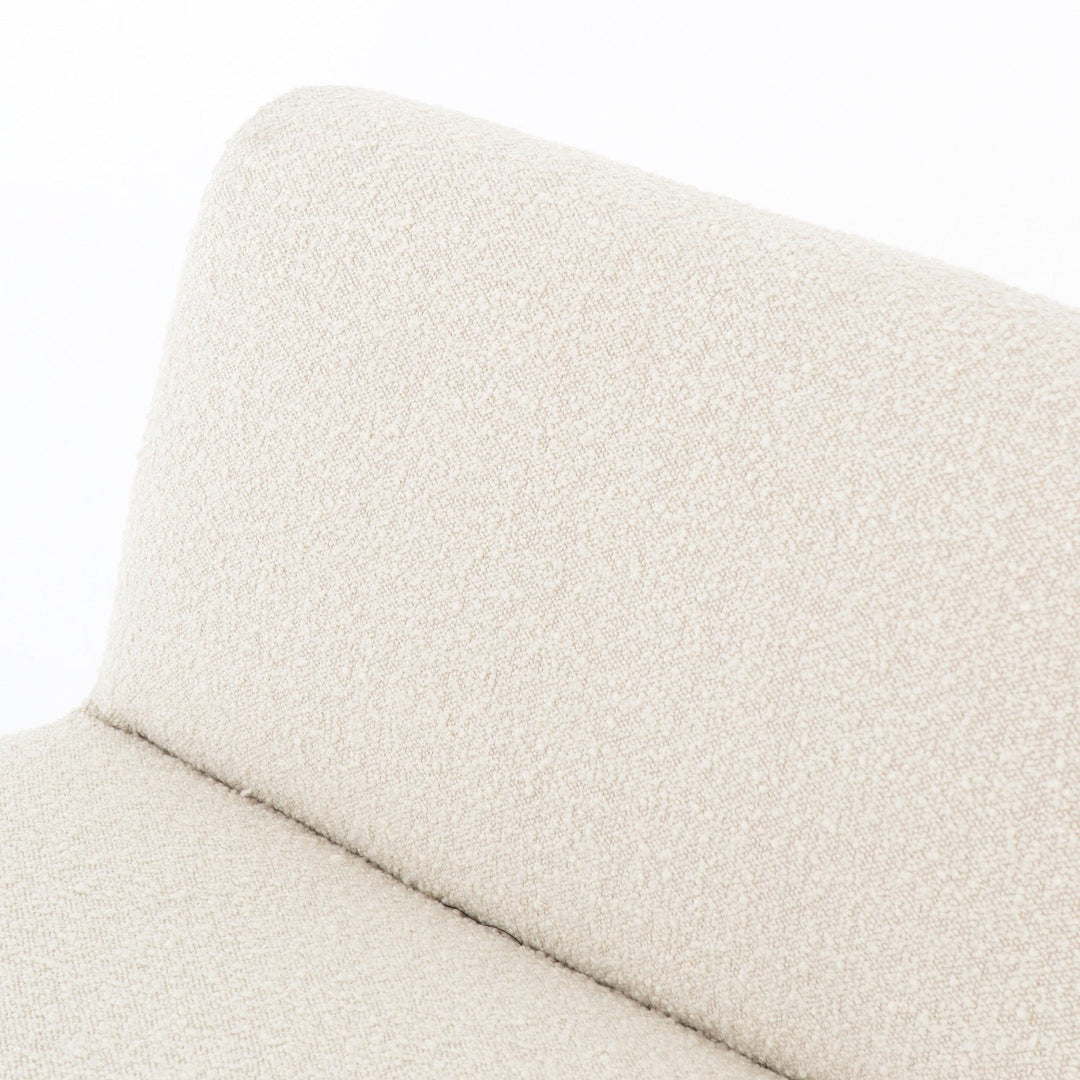 KNOLL NATURAL BOUCLÉ SLIPPER CHAIR