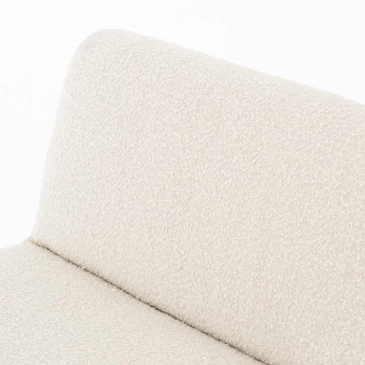 KNOLL NATURAL BOUCLÉ SLIPPER CHAIR