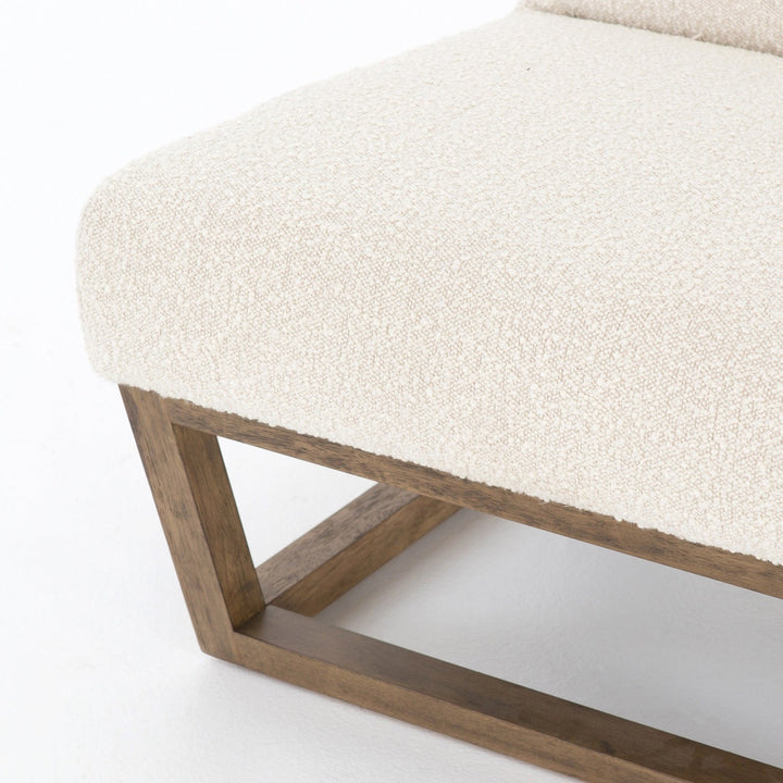 KNOLL NATURAL BOUCLÉ SLIPPER CHAIR