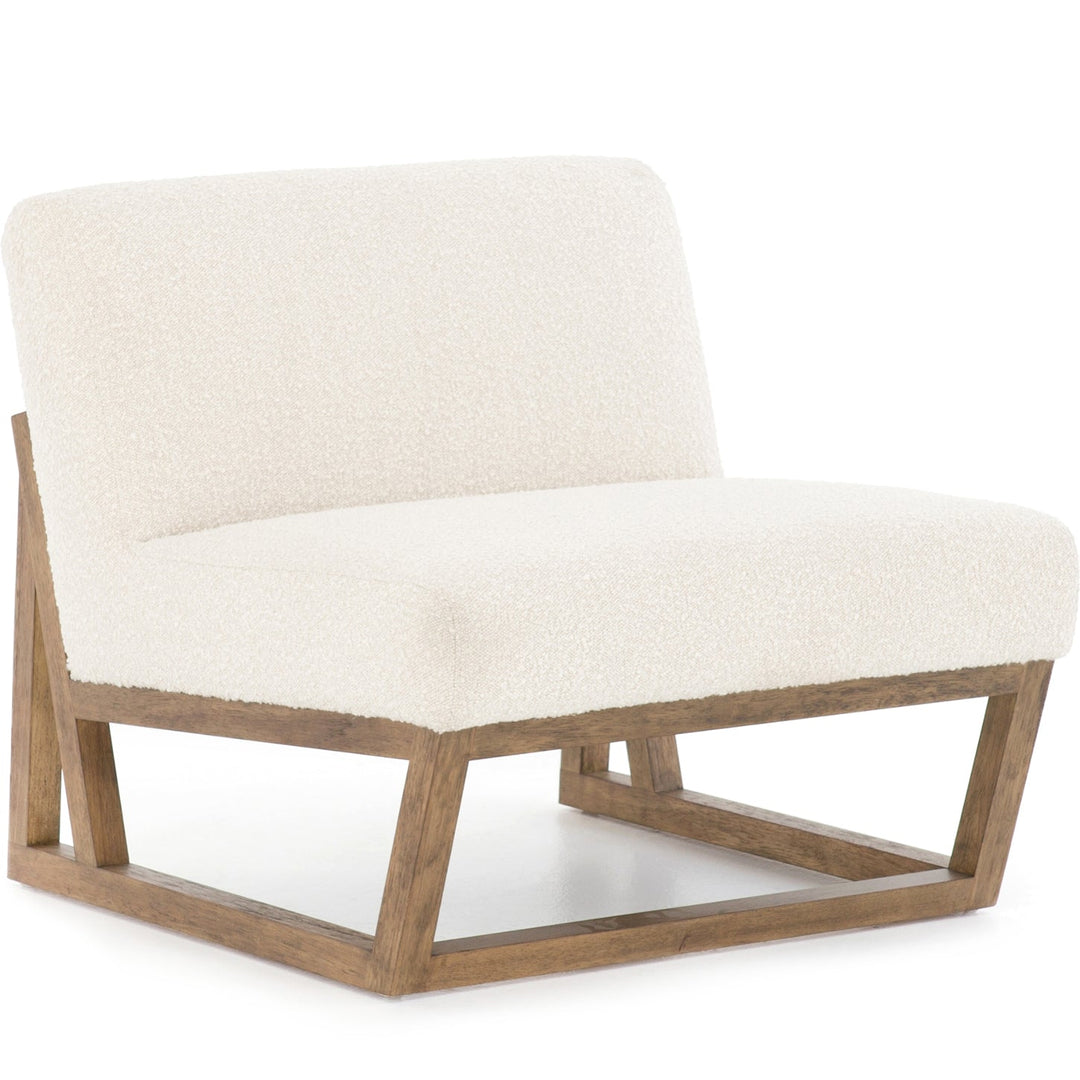 KNOLL NATURAL BOUCLÉ SLIPPER CHAIR