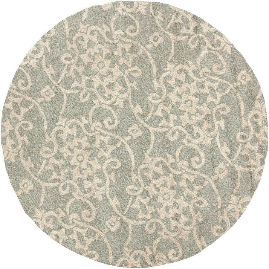 KORINA OUTDOOR RUG: SEAFOAM