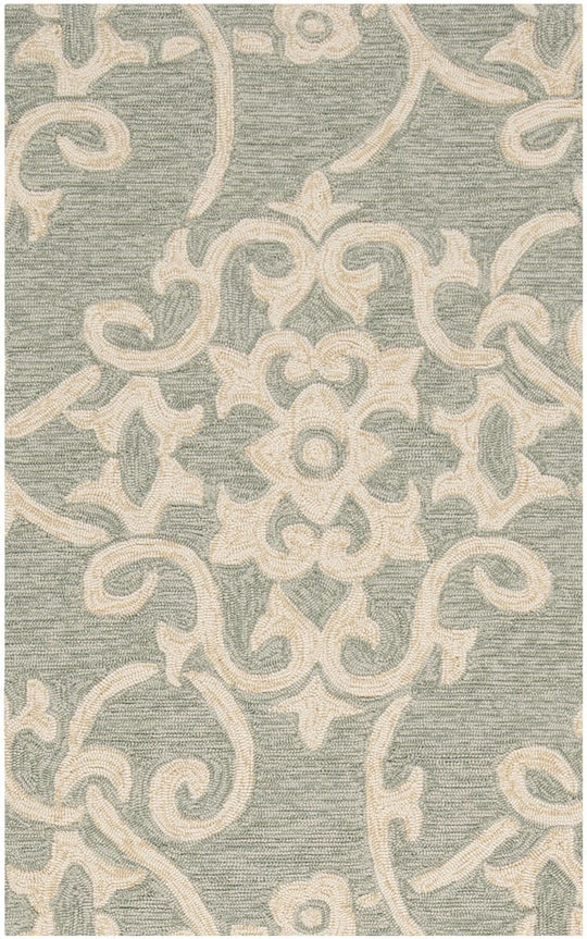 KORINA OUTDOOR RUG: SEAFOAM