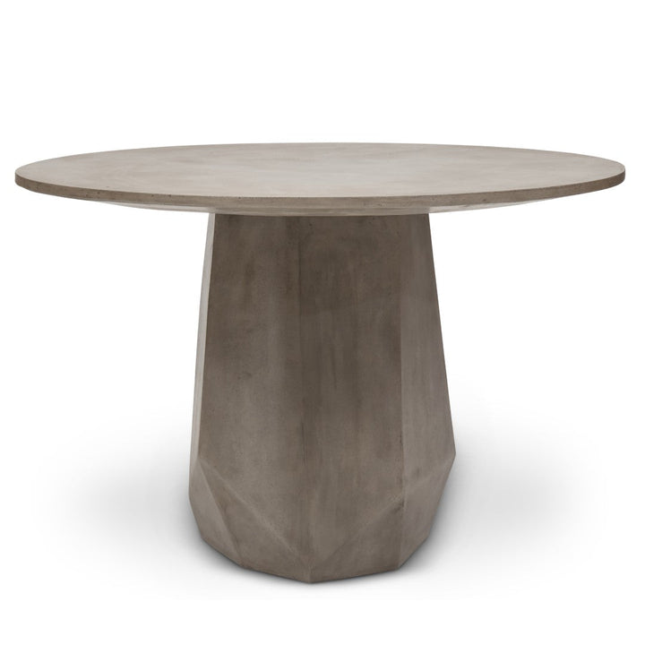 KRISTAL 47'' ROUND CONCRETE DINING TABLE