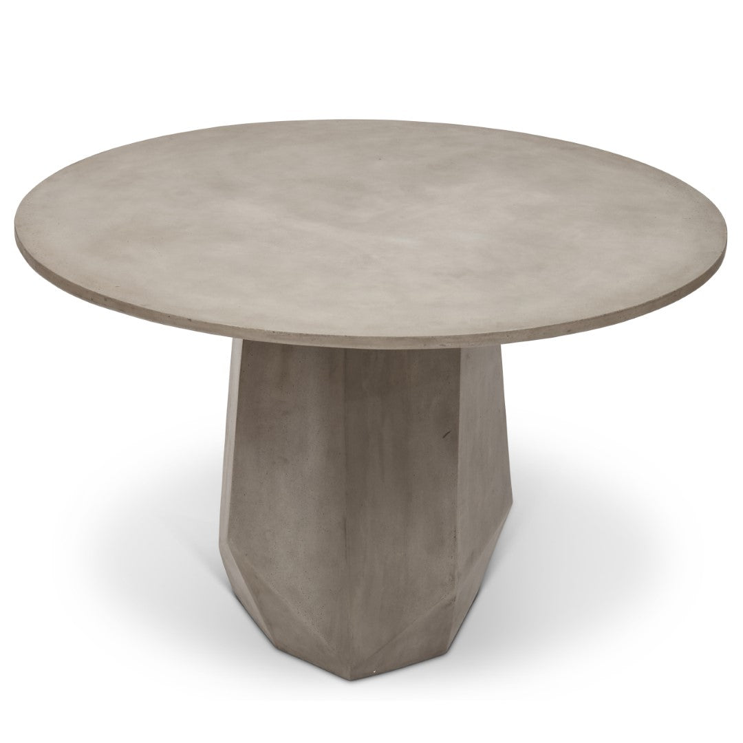 KRISTAL 47'' ROUND CONCRETE DINING TABLE