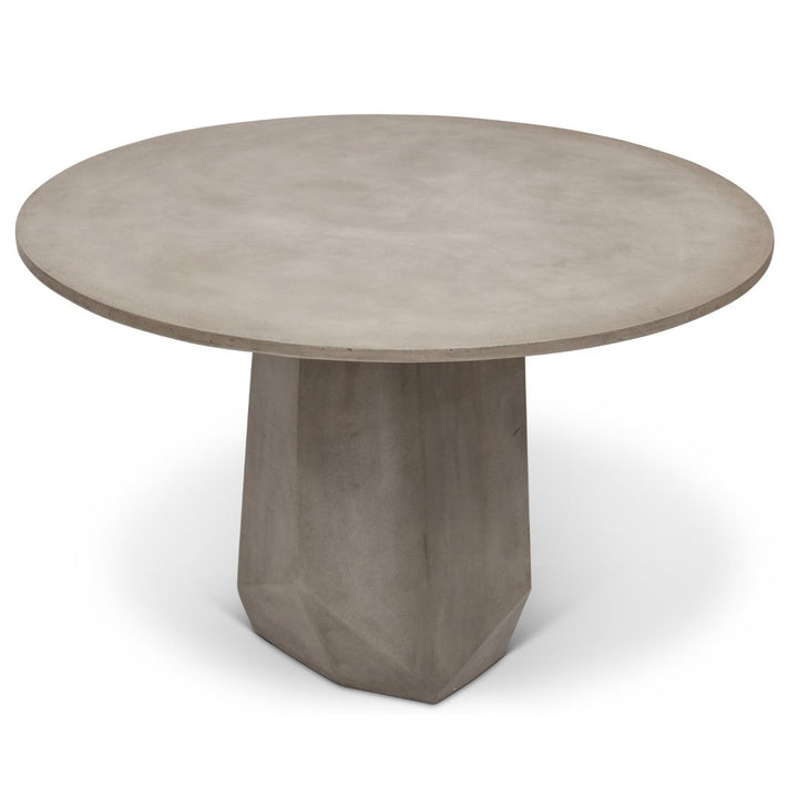 KRISTAL 47'' ROUND CONCRETE DINING TABLE