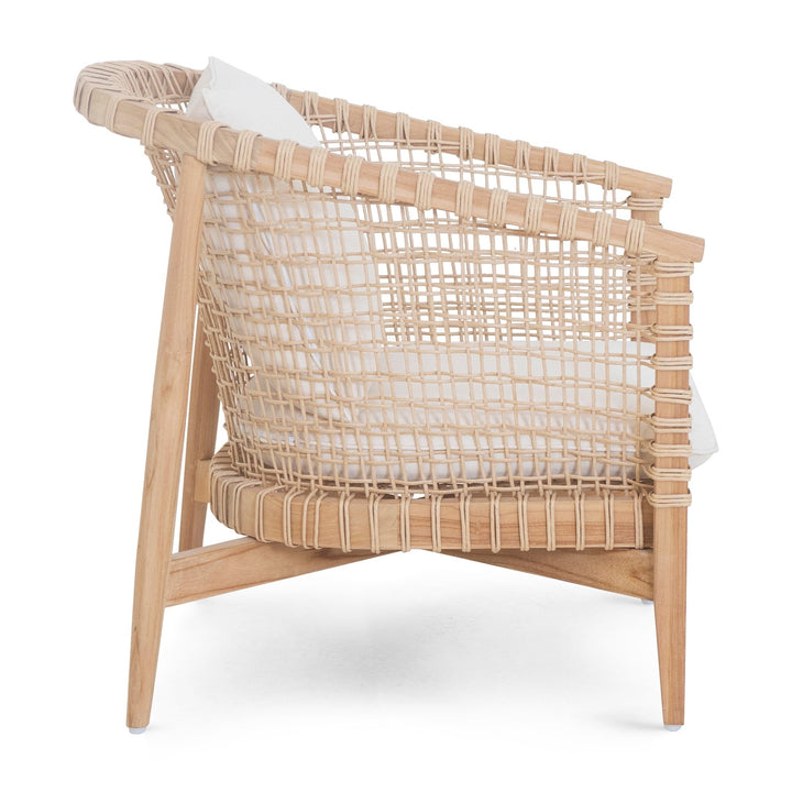 KUNA NATURAL TEAK OUTDOOR ARM CHAIR