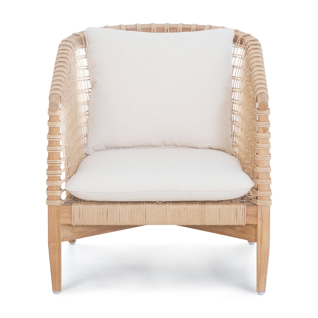 KUNA NATURAL TEAK OUTDOOR ARM CHAIR