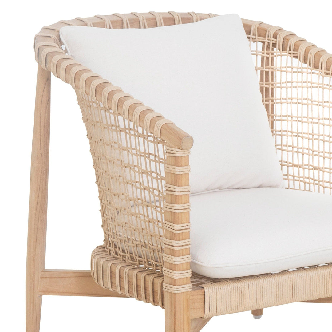 KUNA NATURAL TEAK OUTDOOR ARM CHAIR