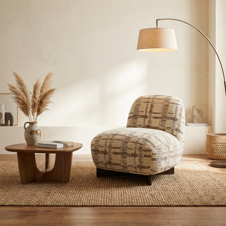 JAVA TOAST CHENILLE ACCENT CHAIR