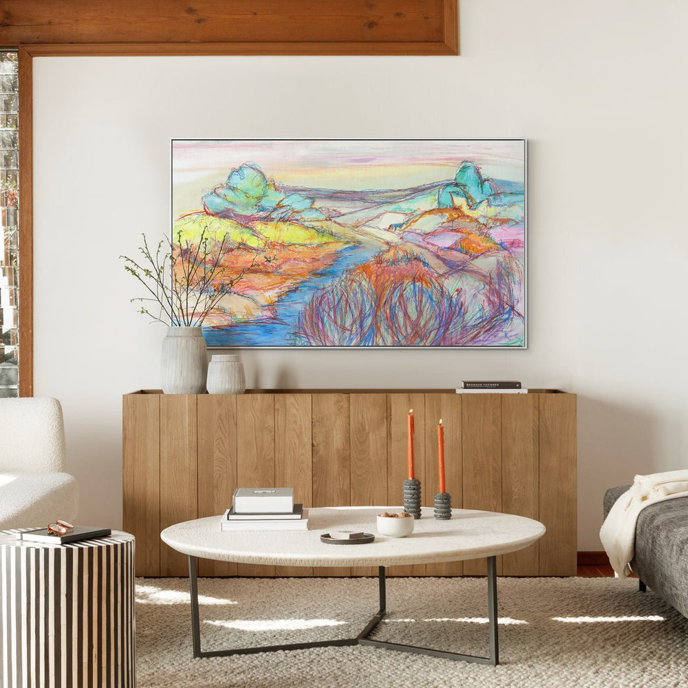 "LANDSCAPE IN LIVING COLOR" CANVAS ART