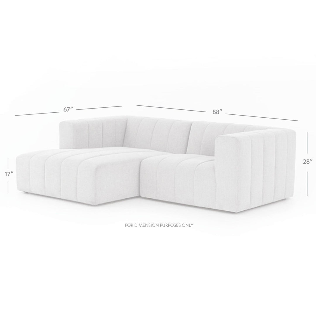 LANGHAM CHANNELED 2 - PIECE SECTIONAL SOFA