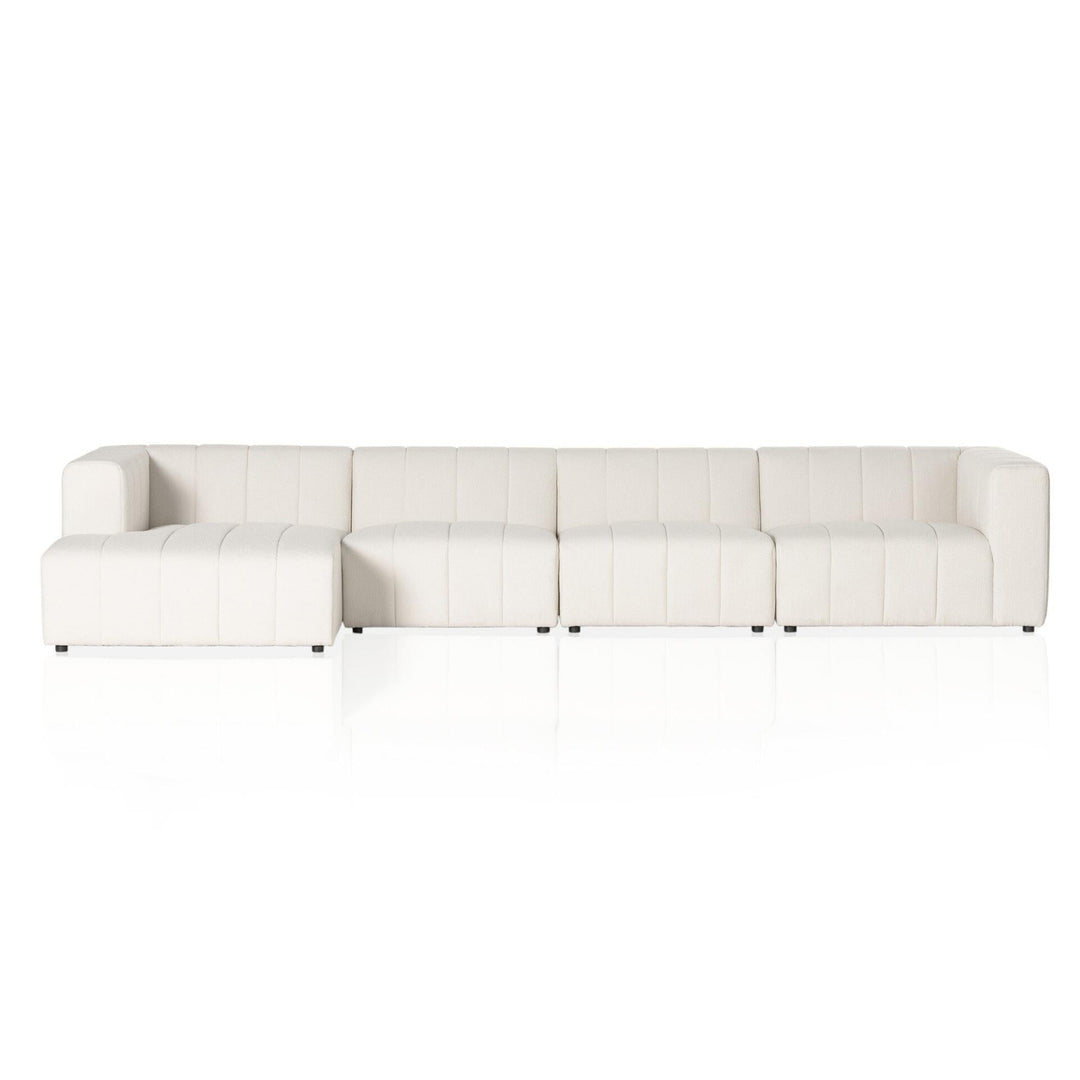 LANGHAM CHANNELED 4 - PIECE SECTIONAL SOFA