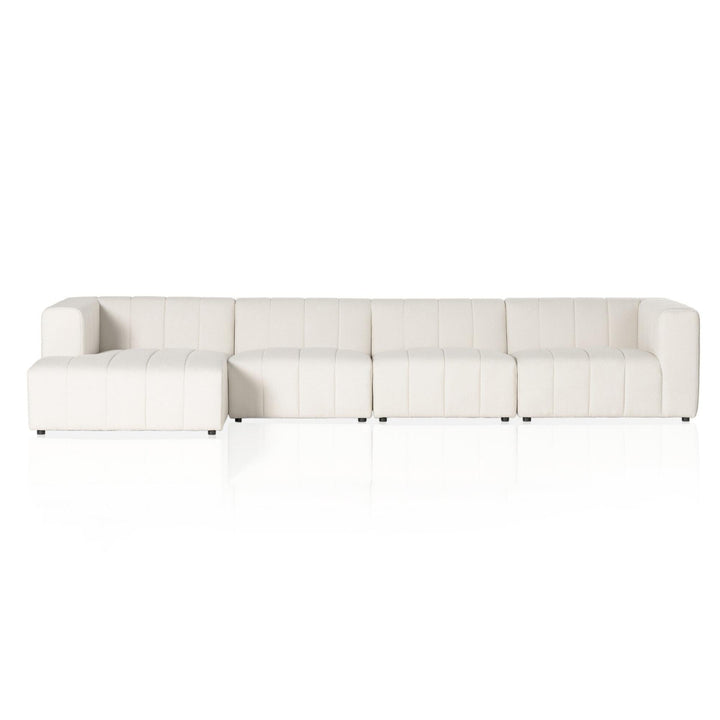 LANGHAM CHANNELED 4 - PIECE SECTIONAL SOFA