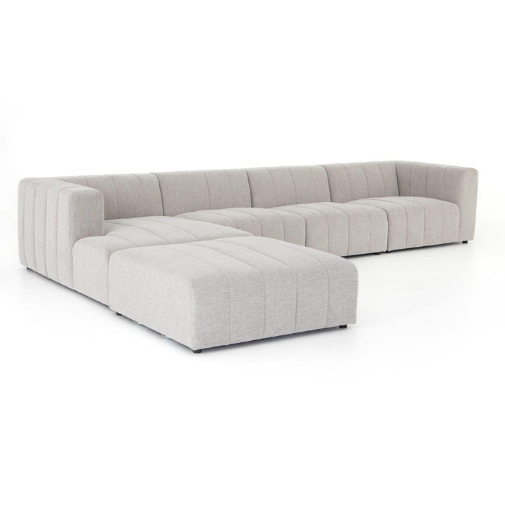 LANGHAM CHANNELED 4 - PIECE SECTIONAL SOFA