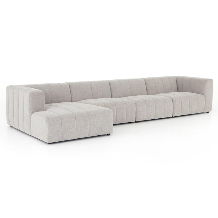 LANGHAM CHANNELED 4 - PIECE SECTIONAL SOFA