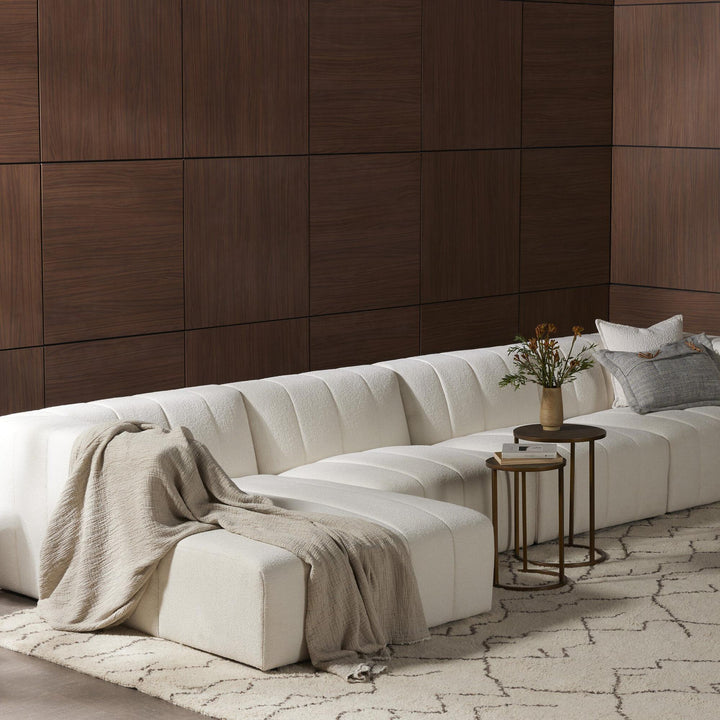 LANGHAM CHANNELED 4 - PIECE SECTIONAL SOFA