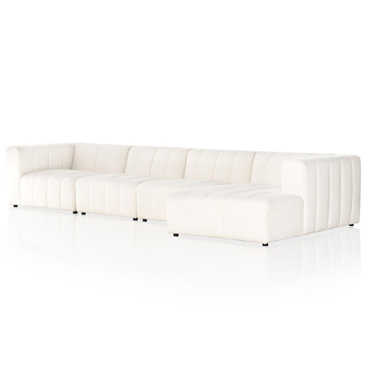 LANGHAM CHANNELED 4 - PIECE SECTIONAL SOFA