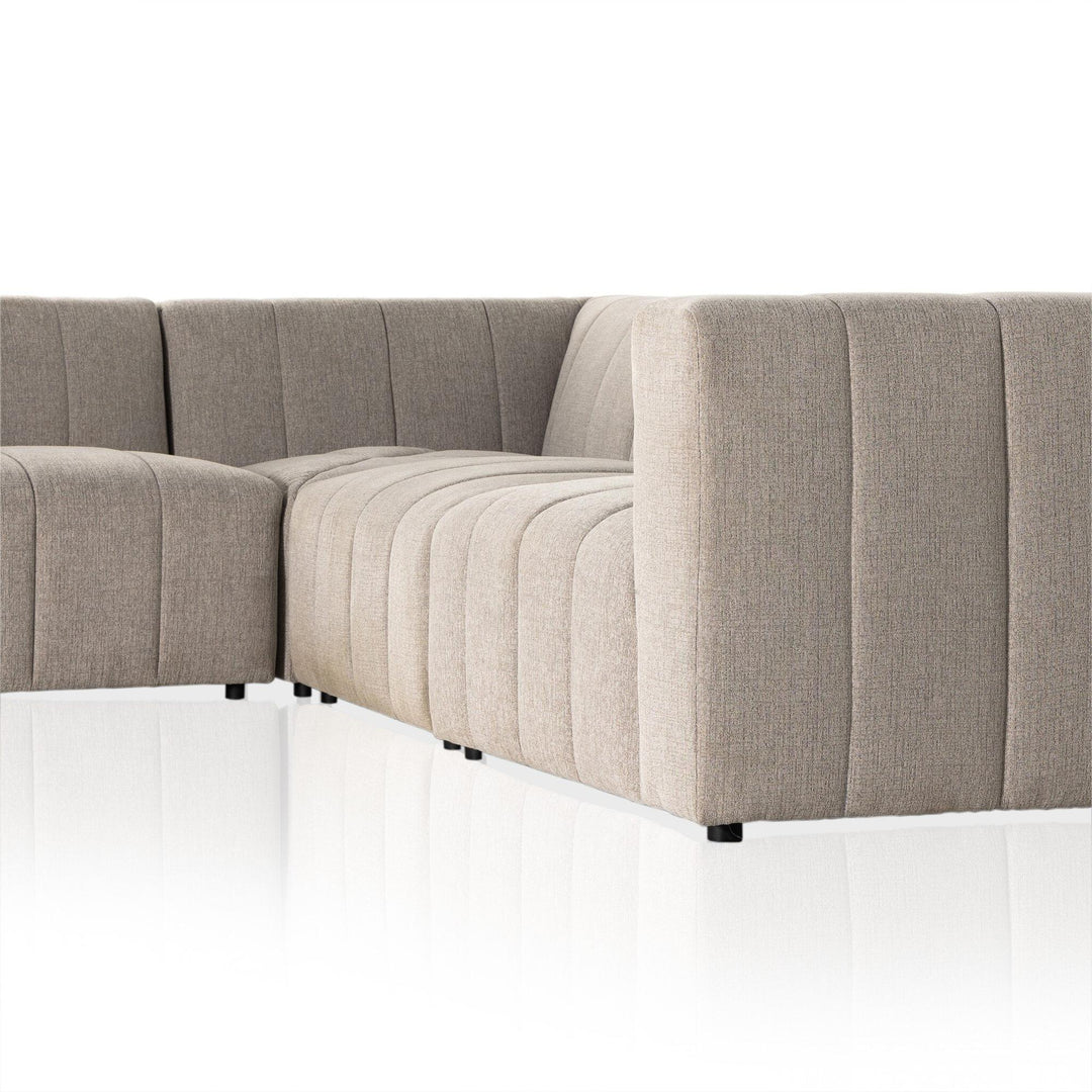 LANGHAM CHANNELED 5 - PIECE SECTIONAL SOFA