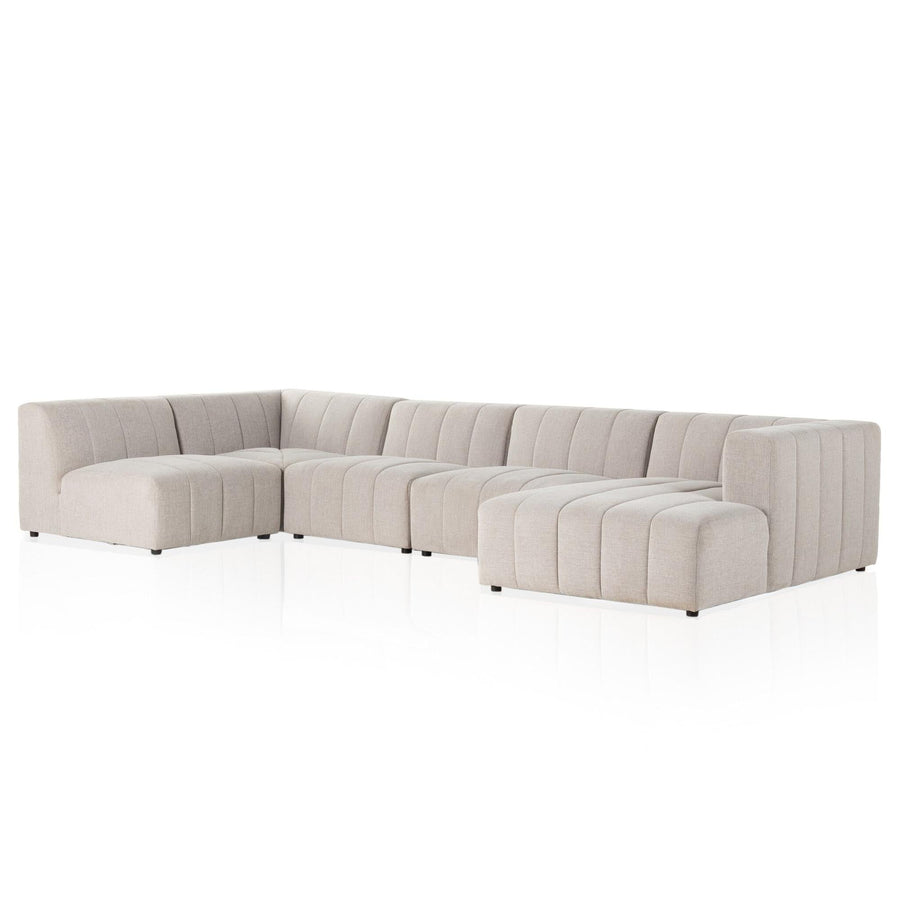 LANGHAM CHANNELED 5 - PIECE SECTIONAL SOFA