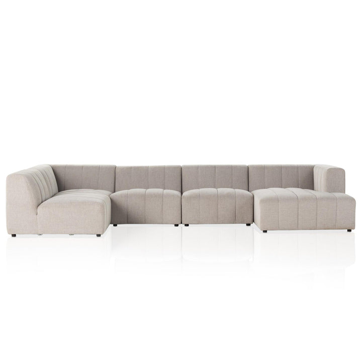 LANGHAM CHANNELED 5 - PIECE SECTIONAL SOFA