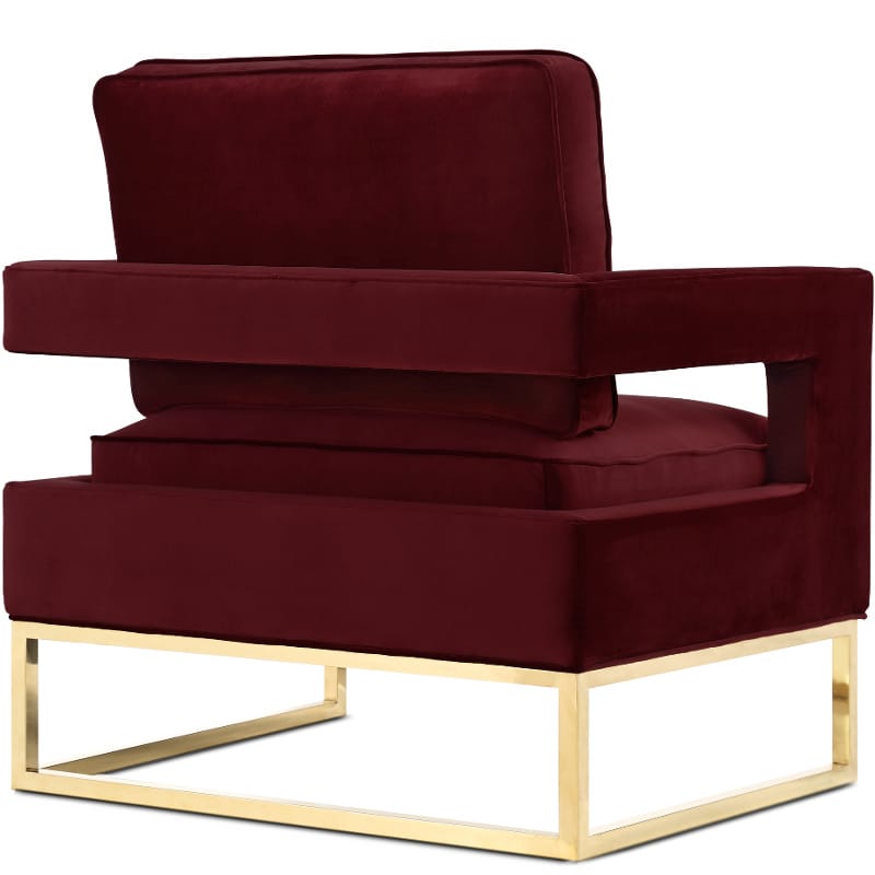 LAURENT VELVET ARM CHAIR