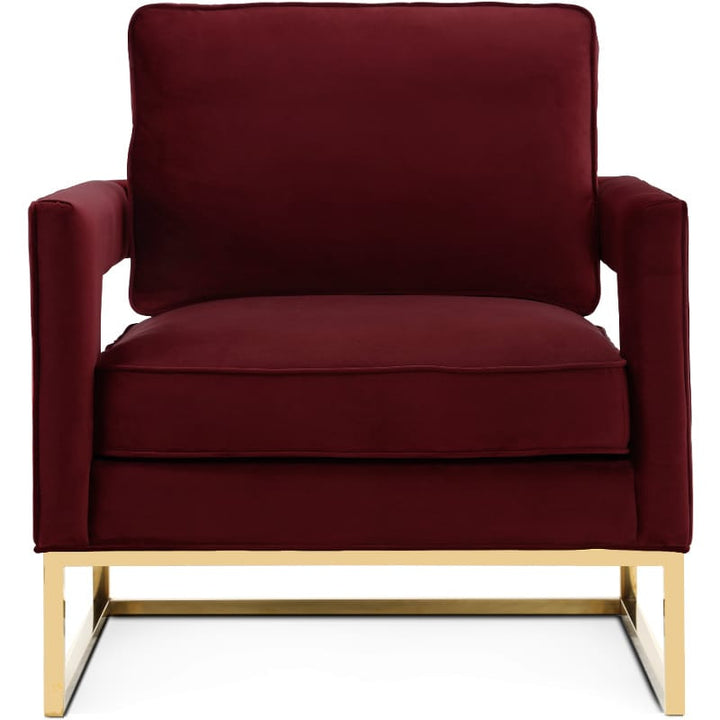 LAURENT VELVET ARM CHAIR