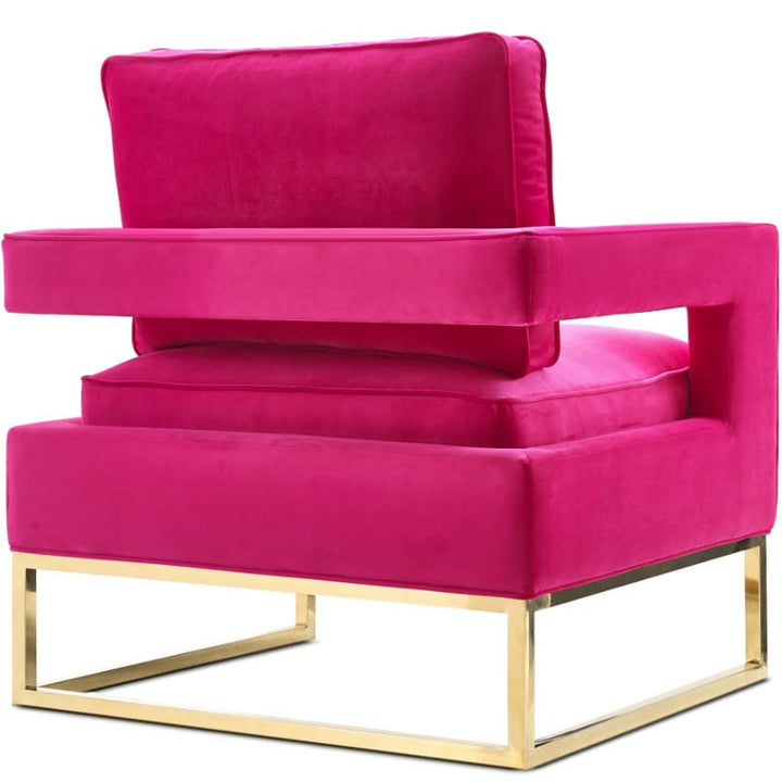 LAURENT VELVET ARM CHAIR