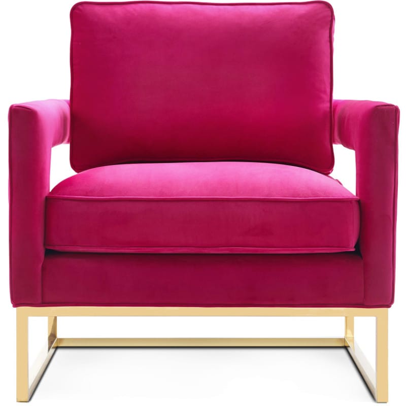 LAURENT VELVET ARM CHAIR