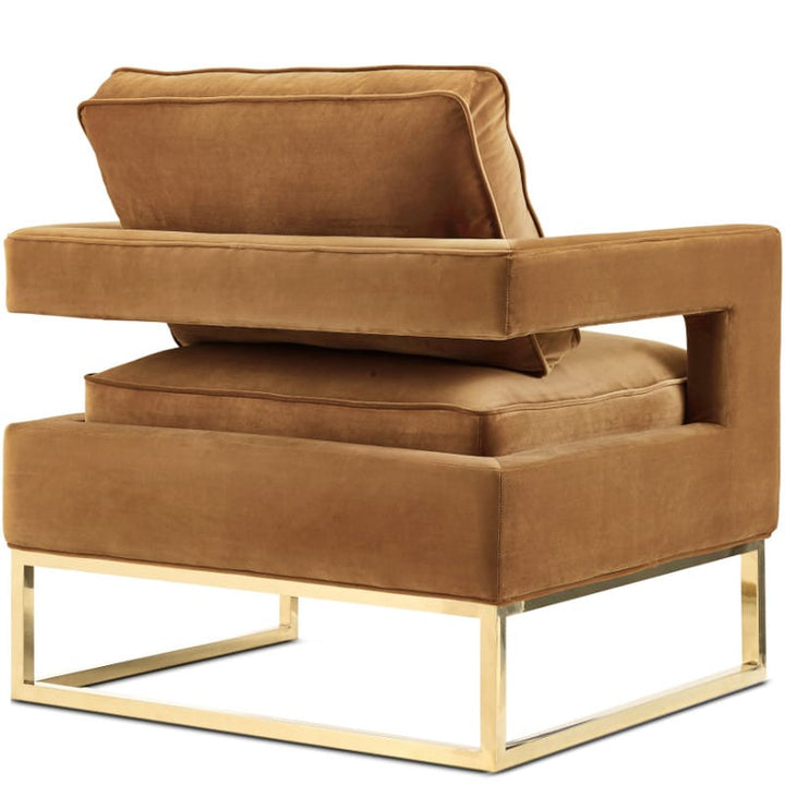 LAURENT VELVET ARM CHAIR