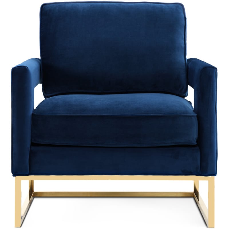 LAURENT VELVET ARM CHAIR