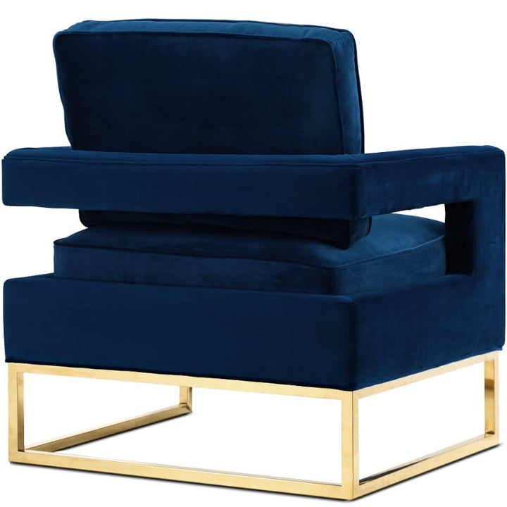 LAURENT VELVET ARM CHAIR