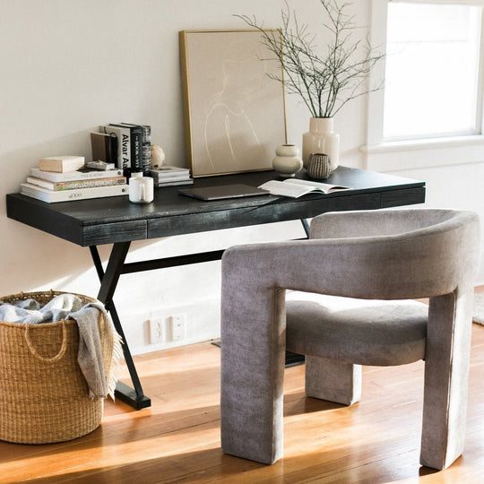 LEIF DESK: BLACK ASH