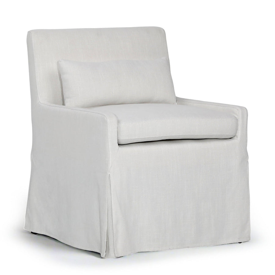 LENI SLIPCOVER DINING CHAIR: OFF - WHITE LINEN