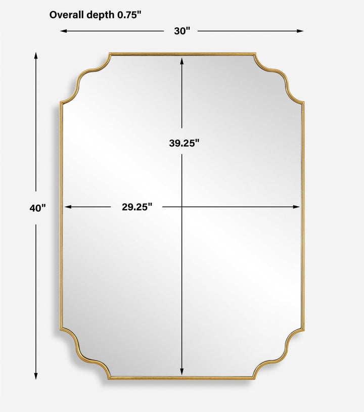 LENNYN GOLD VANITY MIRROR