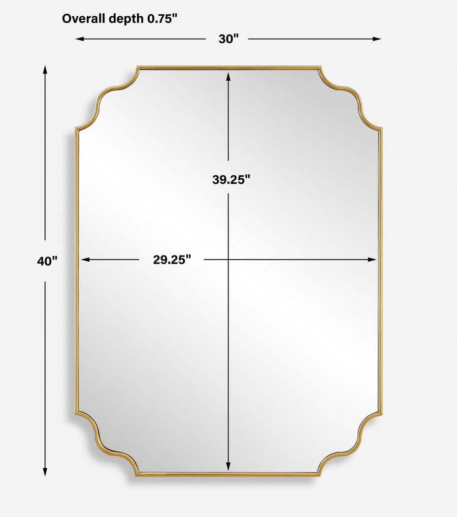 LENNYN GOLD VANITY MIRROR