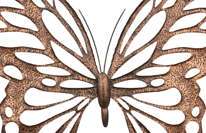 COPPER BUTTERFLY WALL DECOR