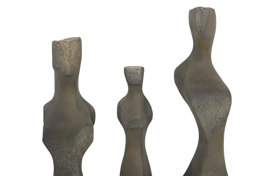CAST WOMEN SPLINTER STONE WALL ART | SET OF 3