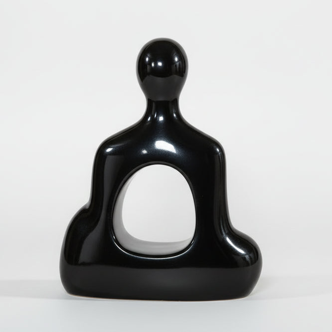 BUDDHA SEATED GEL COAT SCULPTURE