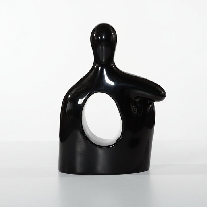 SEATED GEL COAT SCULPTURE