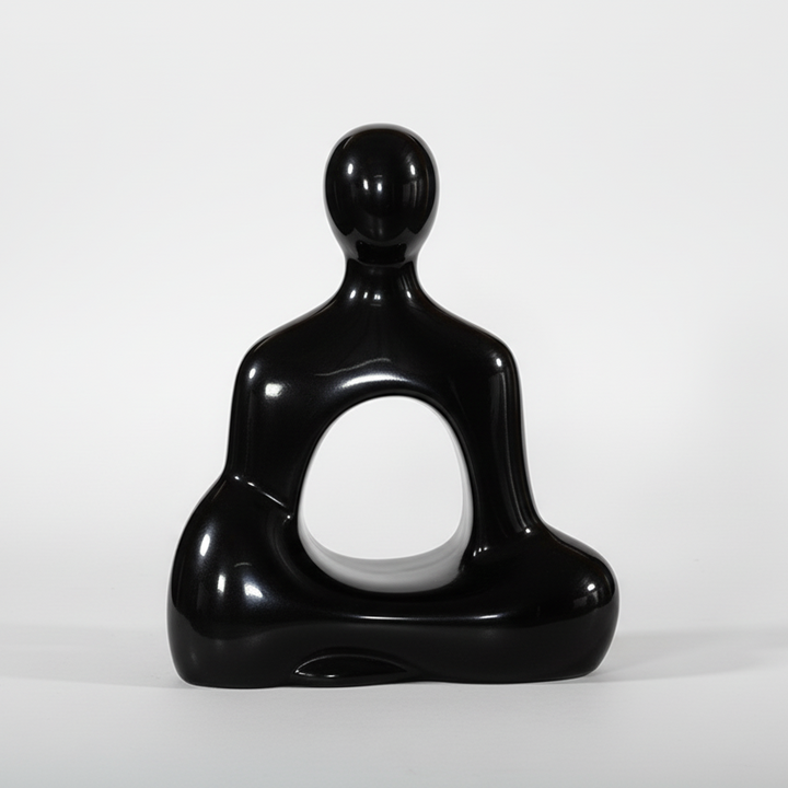 BUDDHA SEATED GEL COAT SCULPTURE
