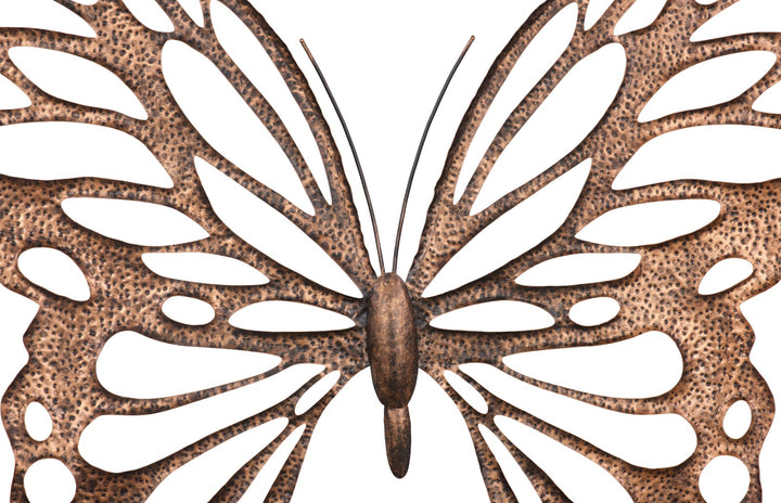 COPPER BUTTERFLY WALL DECOR