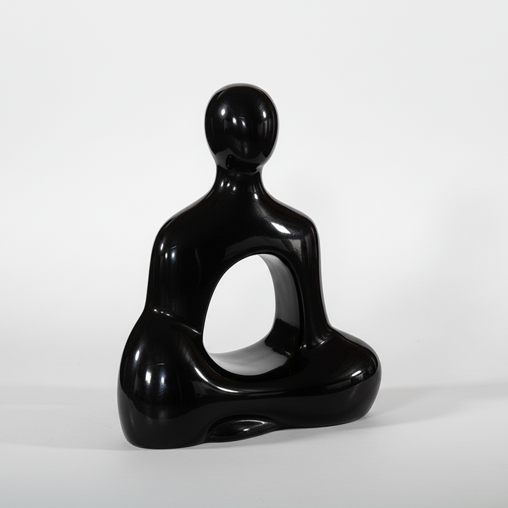 BUDDHA SEATED GEL COAT SCULPTURE