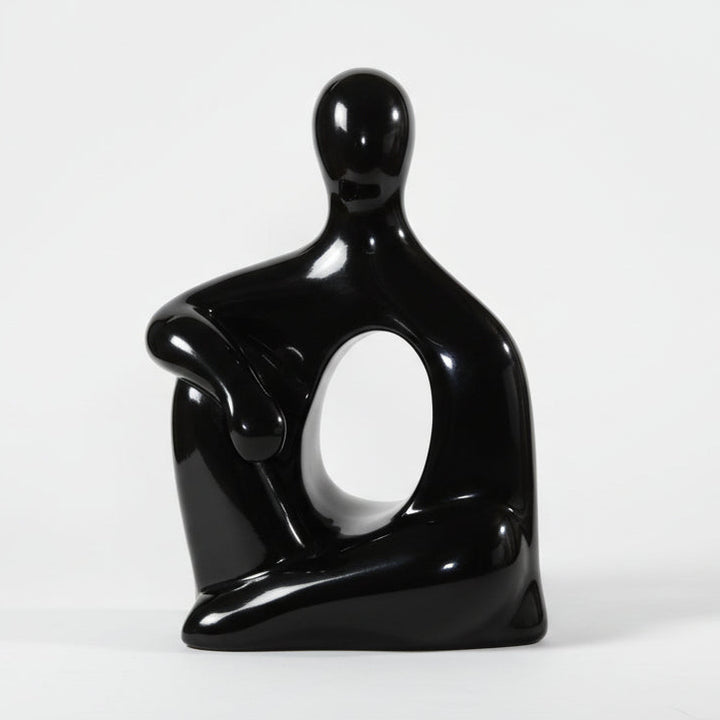 SEATED GEL COAT SCULPTURE