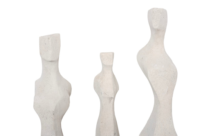 CAST WOMEN ROMAN STONE WALL ART | SET OF 3