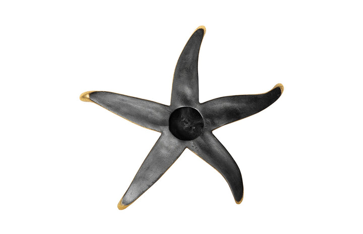 GOLD STARFISH WALL DECOR | SET OF 4